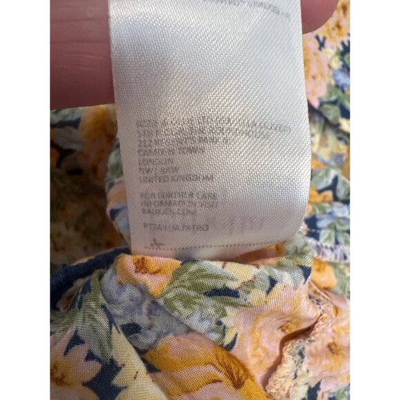 Isabella Oliver Floral Maxi Dress - Yellow and Pink - Picture 7 of 9